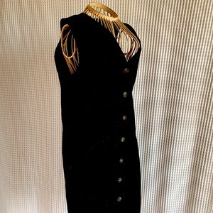 Karen Scott | Button-Up Corduroy Dress